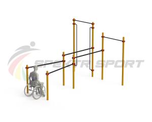 Купить Спортивный комплекс для инвалидов-колясочников WRK-D19_76mm в Протвине 
