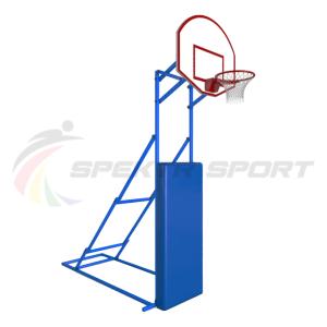 Купить Стойка стритбольная складная с фанерным щитом, кольцом, сеткой и защитой Street в Протвине 
