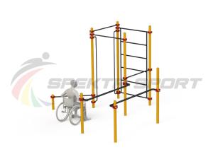 Купить Спортивный комплекс для инвалидов-колясочников WRK-D18_76mm в Протвине 