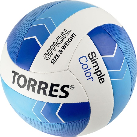 Купить Мяч волейбольный Torres Simple Color любительский р.5 в Протвине 